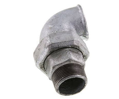 Conector acodado de 90 grados 1 1/2'' macho R x hembra Rp hierro fundido junta cónica 25bar (351.25psi)