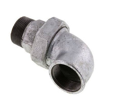 Conector acodado de 90 grados 1 1/2'' macho R x hembra Rp hierro fundido junta cónica 25bar (351.25psi)