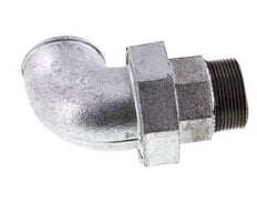 Racor de unión acodado 90deg 1 1/2'' Macho R x Hembra Rp Hierro Fundido Junta Plana Centellen 25bar (351.25psi)