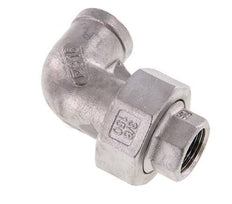 Conector de unión de 90 grados Rp3/8'' hembra de acero inoxidable con junta cónica 16bar (224.8psi)