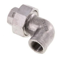 Conector de unión de 90 grados Rp3/8'' hembra de acero inoxidable con junta cónica 16bar (224.8psi)