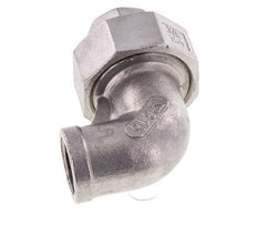 Conector de unión de 90 grados Rp3/8'' hembra de acero inoxidable con junta cónica 16bar (224.8psi)