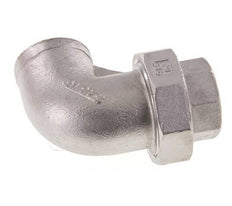Conector de unión de 90 grados Rp1'' hembra de acero inoxidable con junta cónica 16bar (224.8psi)