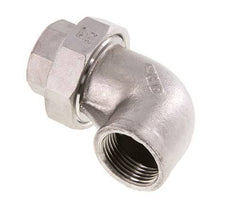 Conector de unión de 90 grados Rp1'' hembra de acero inoxidable con junta cónica 16bar (224.8psi)