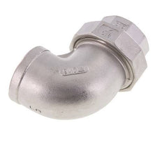 Conector de unión de 90 grados Rp1 1/2'' hembra de acero inoxidable con junta cónica 16bar (224.8psi)