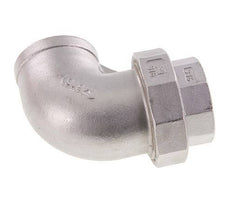 Conector de unión de 90 grados Rp1 1/2'' hembra de acero inoxidable con junta cónica 16bar (224.8psi)