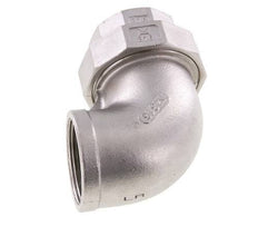 Conector de unión de 90 grados Rp1 1/2'' hembra de acero inoxidable con junta cónica 16bar (224.8psi)