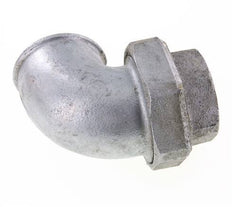 Conector de unión de 90 grados Rp2'' hembra de hierro fundido con junta cónica 25bar (351.25psi)