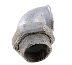 Conector de unión de 90 grados Rp2'' hembra de hierro fundido con junta cónica 25bar (351.25psi)