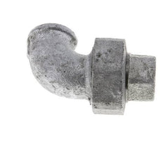Conector de unión de 90 grados Rp3/8'' hembra de hierro fundido con junta cónica 25bar (351.25psi)