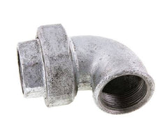Conector de unión de 90 grados Rp1 1/4'' hembra de hierro fundido con junta cónica 25bar (351.25psi)