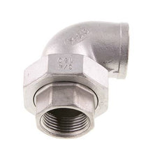 Conector de unión de 90 grados Rp3/4'' hembra de acero inoxidable con junta cónica 16bar (224.8psi)