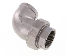 Conector de unión de 90 grados Rp1 1/4'' hembra de acero inoxidable con junta cónica 16bar (224.8psi)