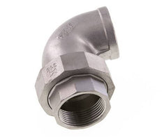 Conector de unión de 90 grados Rp1 1/4'' hembra de acero inoxidable con junta cónica 16bar (224.8psi)