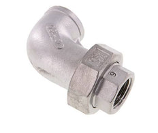 Conector de unión de 90 grados Rp1/2'' hembra de acero inoxidable con junta cónica 16bar (224.8psi)