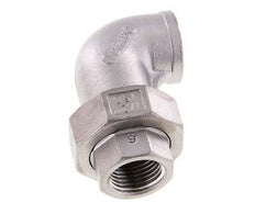 Conector de unión de 90 grados Rp1/2'' hembra de acero inoxidable con junta cónica 16bar (224.8psi)