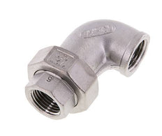 Conector de unión de 90 grados Rp1/2'' hembra de acero inoxidable con junta cónica 16bar (224.8psi)