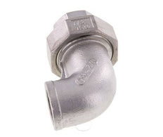 Conector de unión de 90 grados Rp1/2'' hembra de acero inoxidable con junta cónica 16bar (224.8psi)