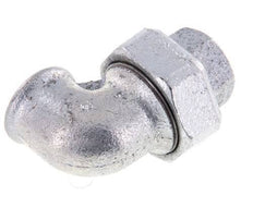 Conector de unión de 90 grados Rp3/4'' hembra de hierro fundido con junta cónica 25bar (351.25psi)