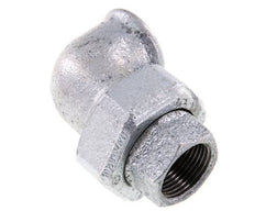 Conector de unión de 90 grados Rp3/4'' hembra de hierro fundido con junta cónica 25bar (351.25psi)