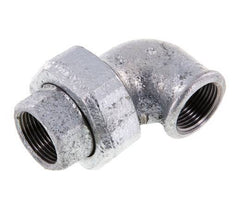 Conector de unión de 90 grados Rp3/4'' hembra de hierro fundido con junta cónica 25bar (351.25psi)