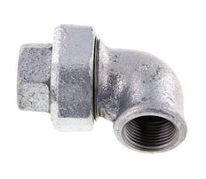Conector de unión de 90 grados Rp3/4'' hembra de hierro fundido con junta cónica 25bar (351.25psi)