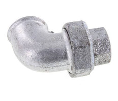 Conector de unión de 90 grados Rp1'' hembra de hierro fundido con junta cónica 25bar (351.25psi)