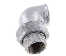 Conector de unión de 90 grados Rp1'' hembra de hierro fundido con junta cónica 25bar (351.25psi)