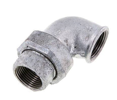 Conector de unión de 90 grados Rp1'' hembra de hierro fundido con junta cónica 25bar (351.25psi)