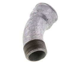 Racor codo 45deg R1 1/4'' Macho x Rp1 1/4'' Hembra Hierro fundido 25bar (351.25psi)