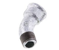 Elbow Fitting 45deg R3/8'' Male x Rp3/8'' Female Cast Iron 25bar (351.25psi) [2 Pieces]