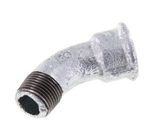 Elbow Fitting 45deg R3/8'' Male x Rp3/8'' Female Cast Iron 25bar (351.25psi) [2 Pieces]