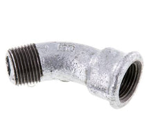 Elbow Fitting 45deg R3/8'' Male x Rp3/8'' Female Cast Iron 25bar (351.25psi) [2 Pieces]