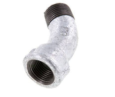 Elbow Fitting 45deg R3/8'' Male x Rp3/8'' Female Cast Iron 25bar (351.25psi) [2 Pieces]