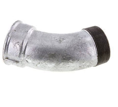 Racor Codo 45deg R2 1/2'' Macho x Rp2 1/2'' Hembra Hierro Fundido 25bar (351.25psi)