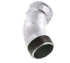 Racor Codo 45deg R2 1/2'' Macho x Rp2 1/2'' Hembra Hierro Fundido 25bar (351.25psi)