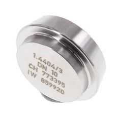 Tapa 22mm Boquilla cónica DN 10 Acero inoxidable DIN 11851