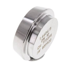 Tapa 22mm Boquilla cónica DN 10 Acero inoxidable DIN 11851