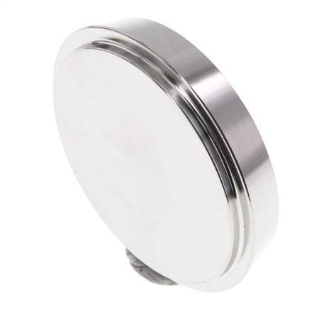 Tapa final 68mm Boquilla cónica DN 50 Acero inoxidable DIN 11851