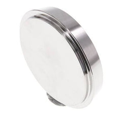 Tapa final 68mm Boquilla cónica DN 50 Acero inoxidable DIN 11851