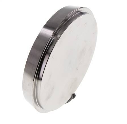 Tapa final 86mm Boquilla cónica DN 65 Acero inoxidable DIN 11851