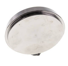 Tapa final 86mm Boquilla cónica DN 65 Acero inoxidable DIN 11851