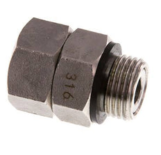 Junta Rotativa G1/2'' Hembra x Macho Agua Caliente Acero Inoxidable FKM 30bar (421.5psi)