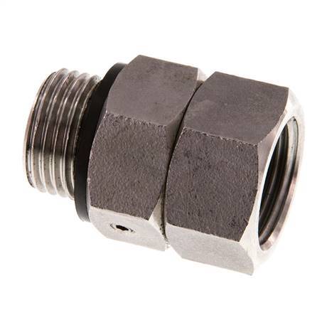 Junta Rotativa G1/2'' Hembra x Macho Agua Caliente Acero Inoxidable FKM 30bar (421.5psi)