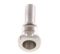 DIN 11851 Accesorio sanitario (lácteo) Cono de 28 mm x pilar de manguera de 13 mm (1/2 pulgada) Collarín de seguridad de acero inoxidable