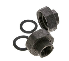 Racor de bomba Rp3/4'' x G 1 1/4 pulgadas Hierro fundido Junta plana NBR 20bar (281.0psi)