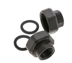 Racor de bomba Rp1'' x G 1 1/2 pulgadas Hierro fundido Junta plana NBR 20bar (281.0psi)