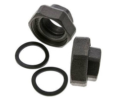 Racor de bomba Rp1 1/4'' x G 2 pulgadas hierro fundido junta plana NBR 20bar (281.0psi)