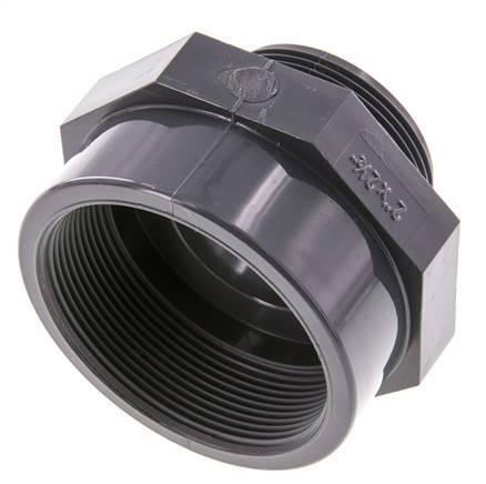 Adaptador reductor G2'' Macho x Rp2 1/2'' Hembra PVC-U 16bar (224.8psi) EN 1452-3