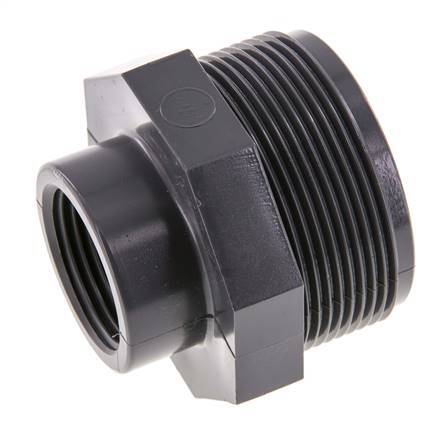 Reducing Ring Rp1'' Female x G2'' Male PVC-U 16bar (224.8psi) EN 1452-3 [2 Pieces]